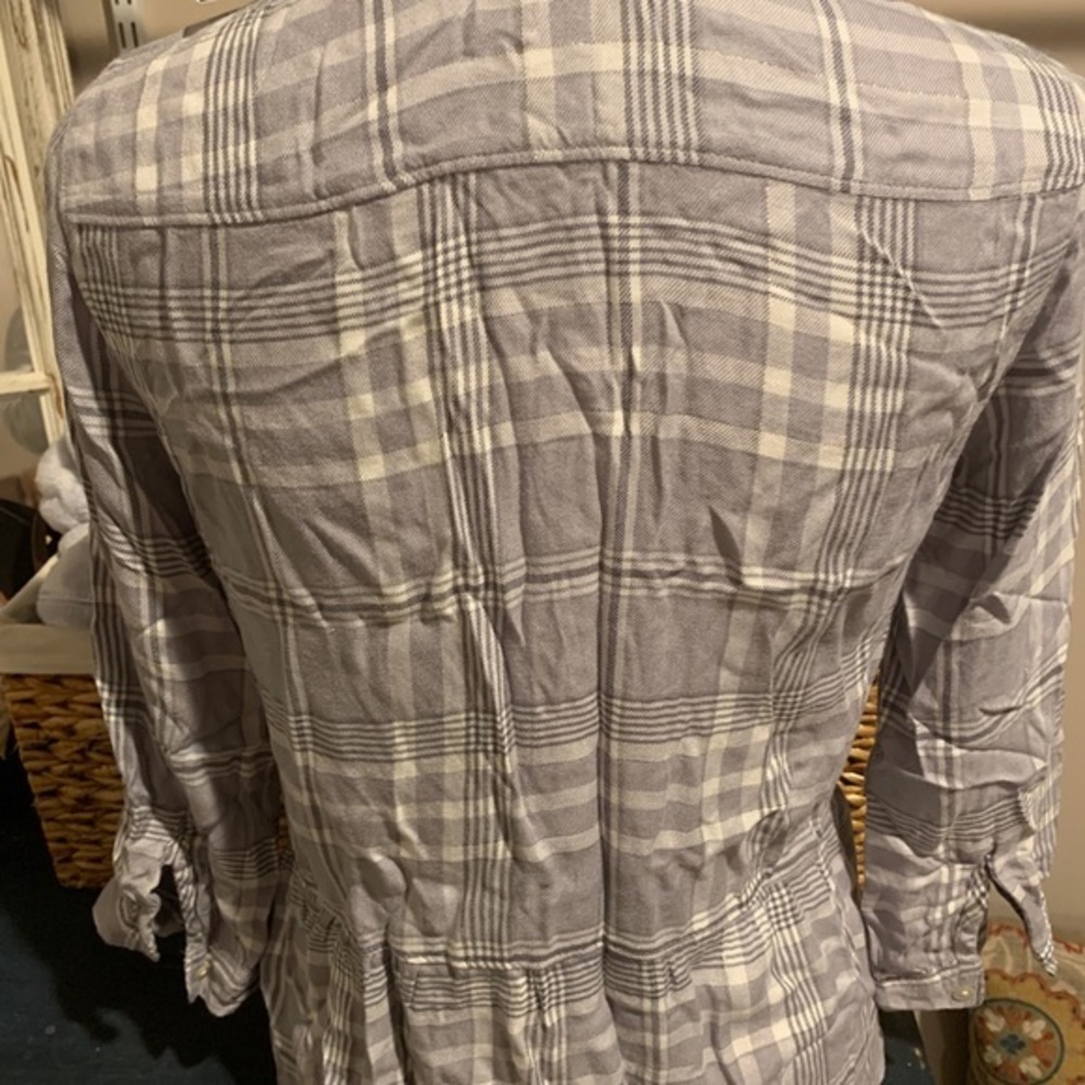 NWT Abercrombie & Fitch Peplum Blouse XS - Picture 2 of 4